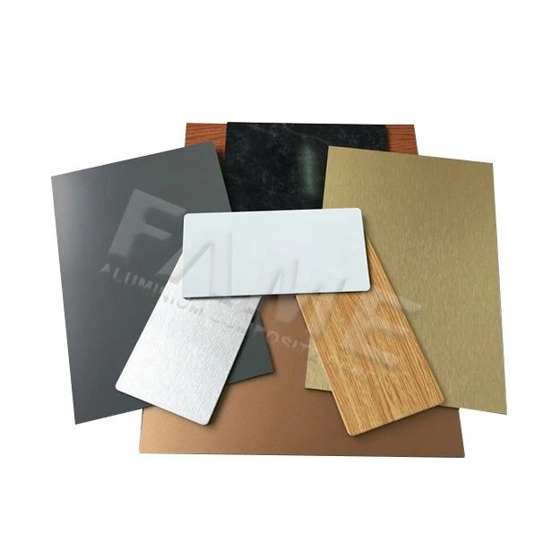 Revestimiento de panel compuesto de aluminio de aluminio de 4 mm PVDF de pared ACP Acm