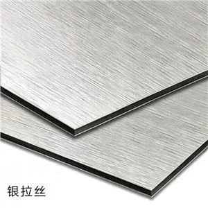 Cocina de panel compuesto de aluminio cepillado