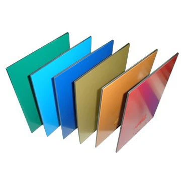 Alumetal Building Decorative Material ACP B1 Fireproof Glossy Color Acm Aluminum Composite Panel