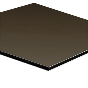 Material de construcción del panel compuesto de aluminio que acaba los paneles de revestimiento de 4 mm