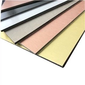 Lámina compuesta de aluminio cepillado antiestático -